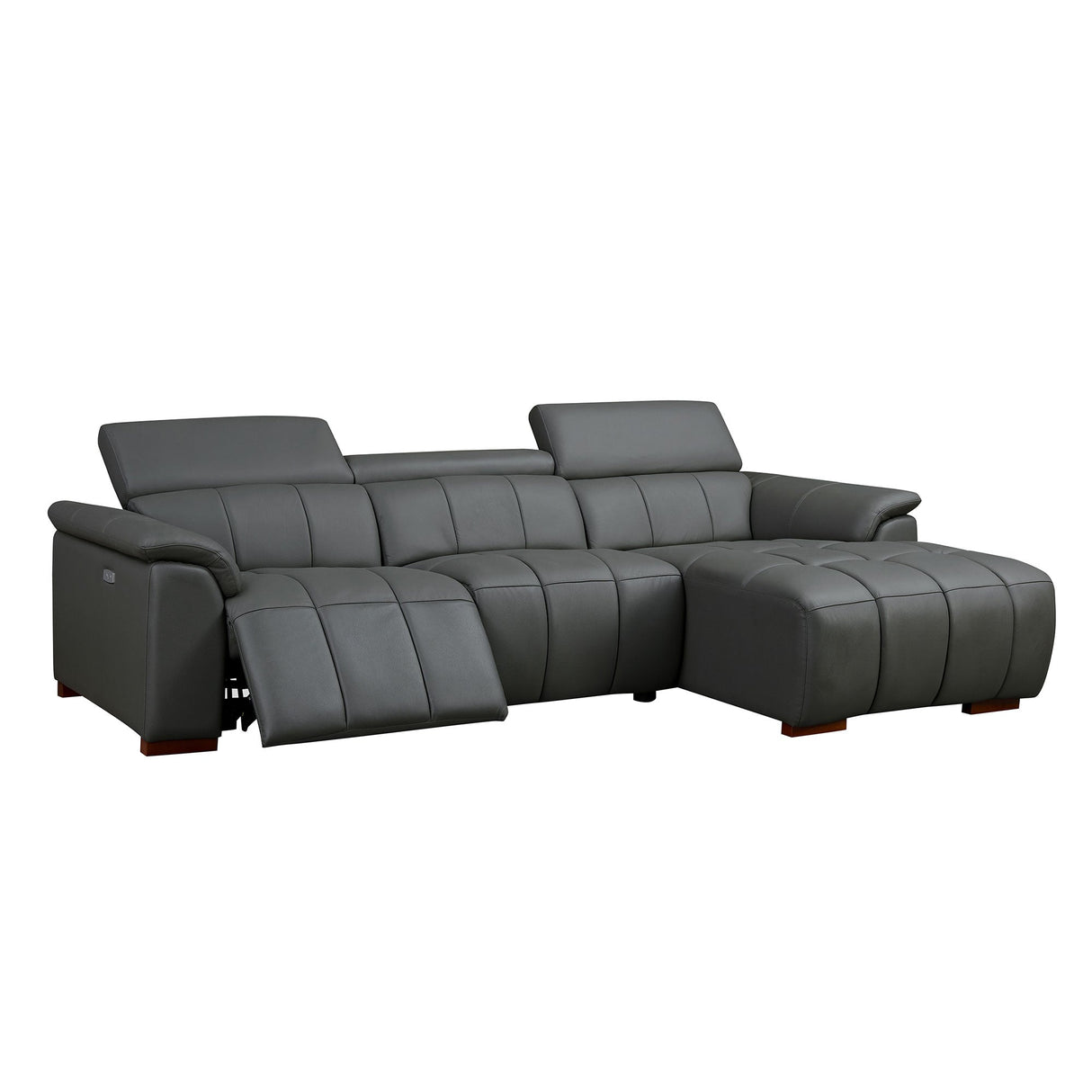 Wall-Hugger Reclining Sofa Modern Electric Control