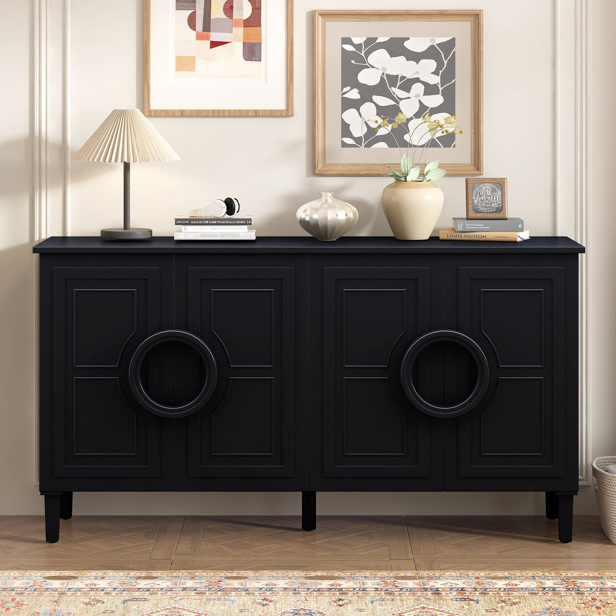 Modern 4-Door Sideboard