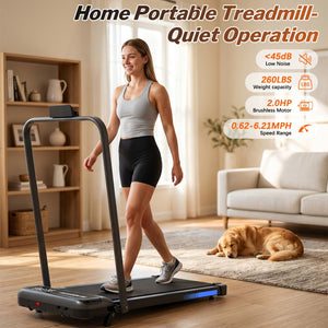 3 in 1 Under Desk Treadmill with Incline