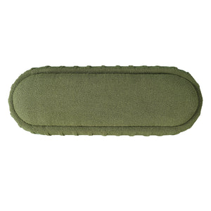 Upholstered Ottoman, Oval Shape