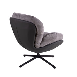 360° Swivel Office Chair, No Wheels