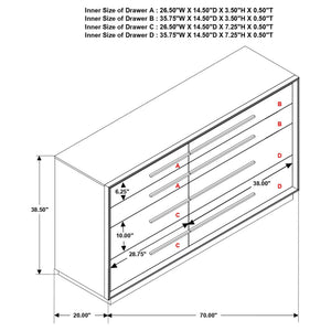Prescott - 8 Drawer Dresser
