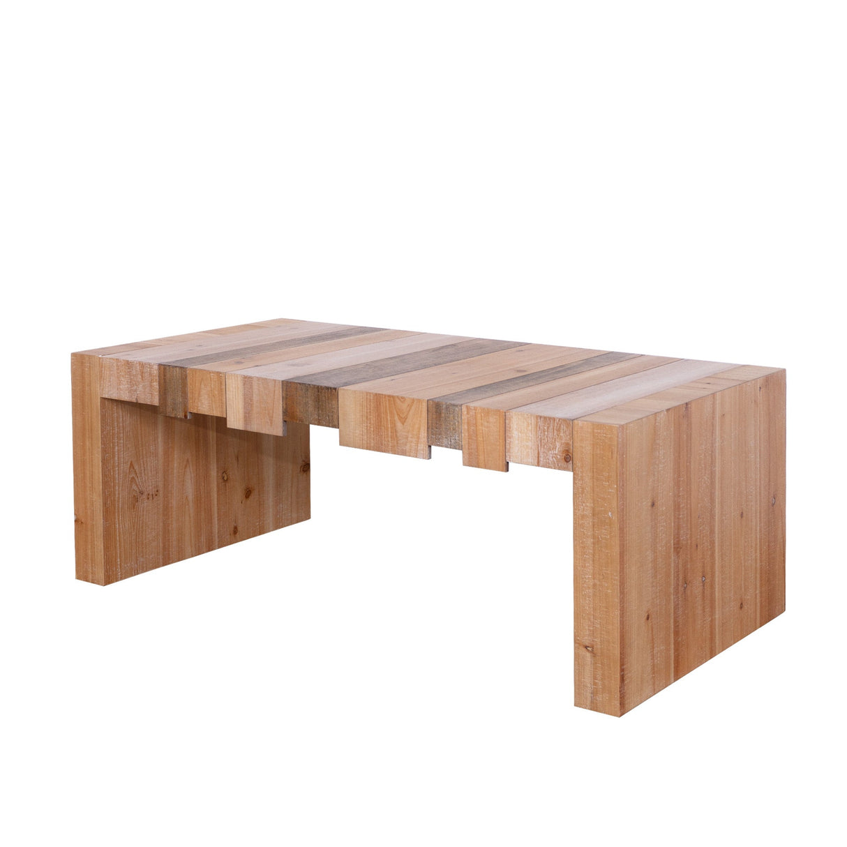 Modern Rustic Coffee Table – 48.2' Rectangular Center Table for Living Room