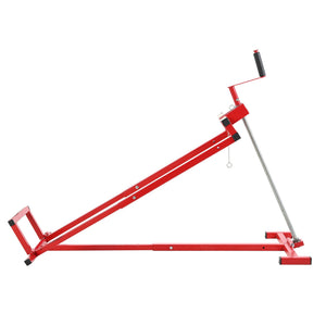 Universal Easy Lawn Mower Lift For Riding Tractors, 800 Lbs Capacity - Red