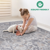 NAAR MARFI Collection Oriental Non-Shedding and Stain Resistant Area Rug