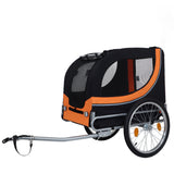 Large Folding Bike Trailer for Dogs – 66LB Capacity All-Terrain Pet Carrier