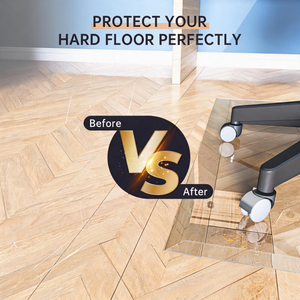 Tempered Glass Beveled Edge Chair Mat