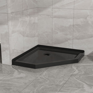 Goodyo - Neo-Angle Shower Base - Black