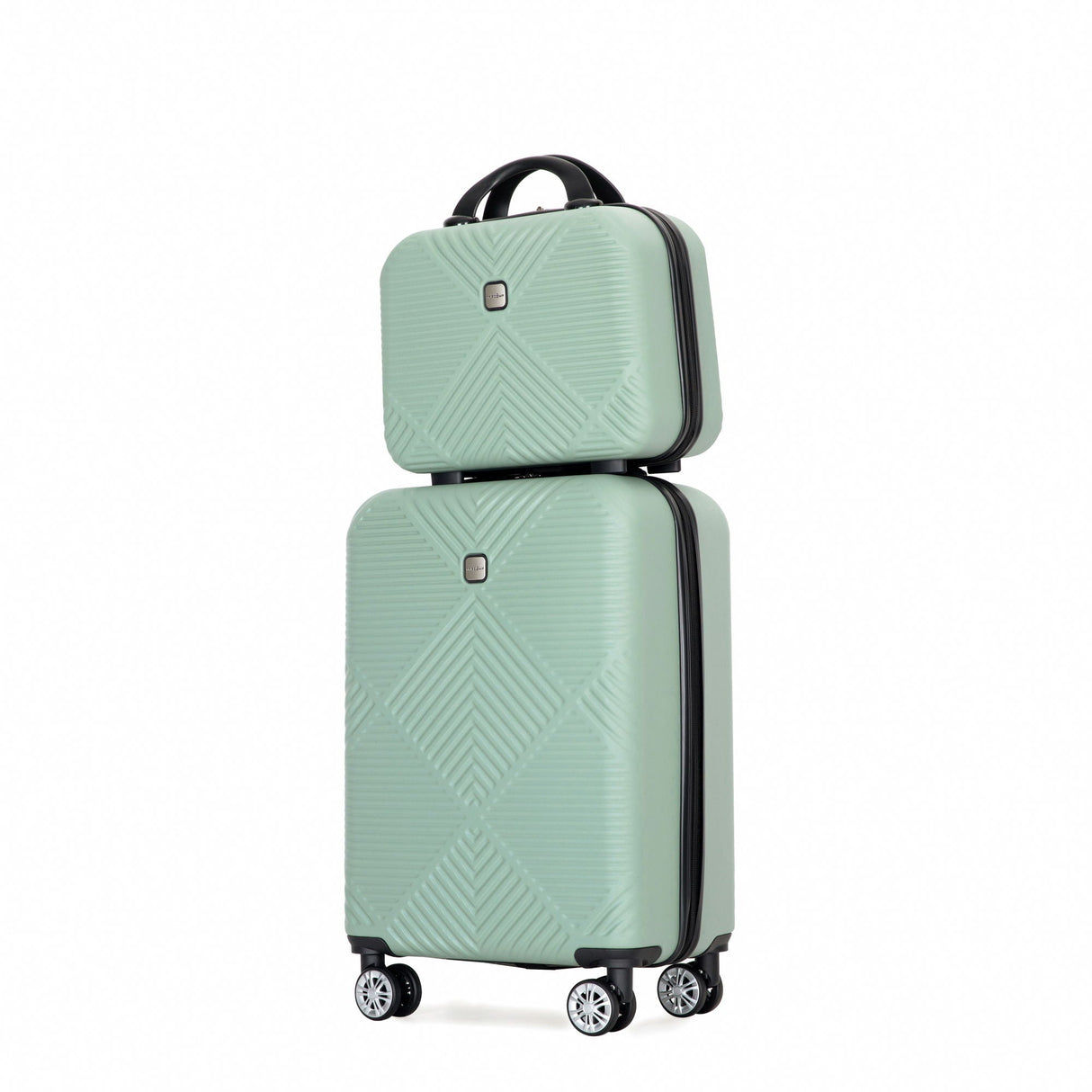 2 Piece Luggage Sets Lightweight Suitcase, Spinner Wheels