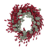 29 EUCALYPTUS/BERRY WREATH - Tuesday Morning - Pots & Planters