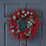 29-EUCALYPTUS/BERRY-WREATH-Wreaths-&-Garlands