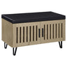 Clackamas - 2 Door Storage Bench With Padded Seat