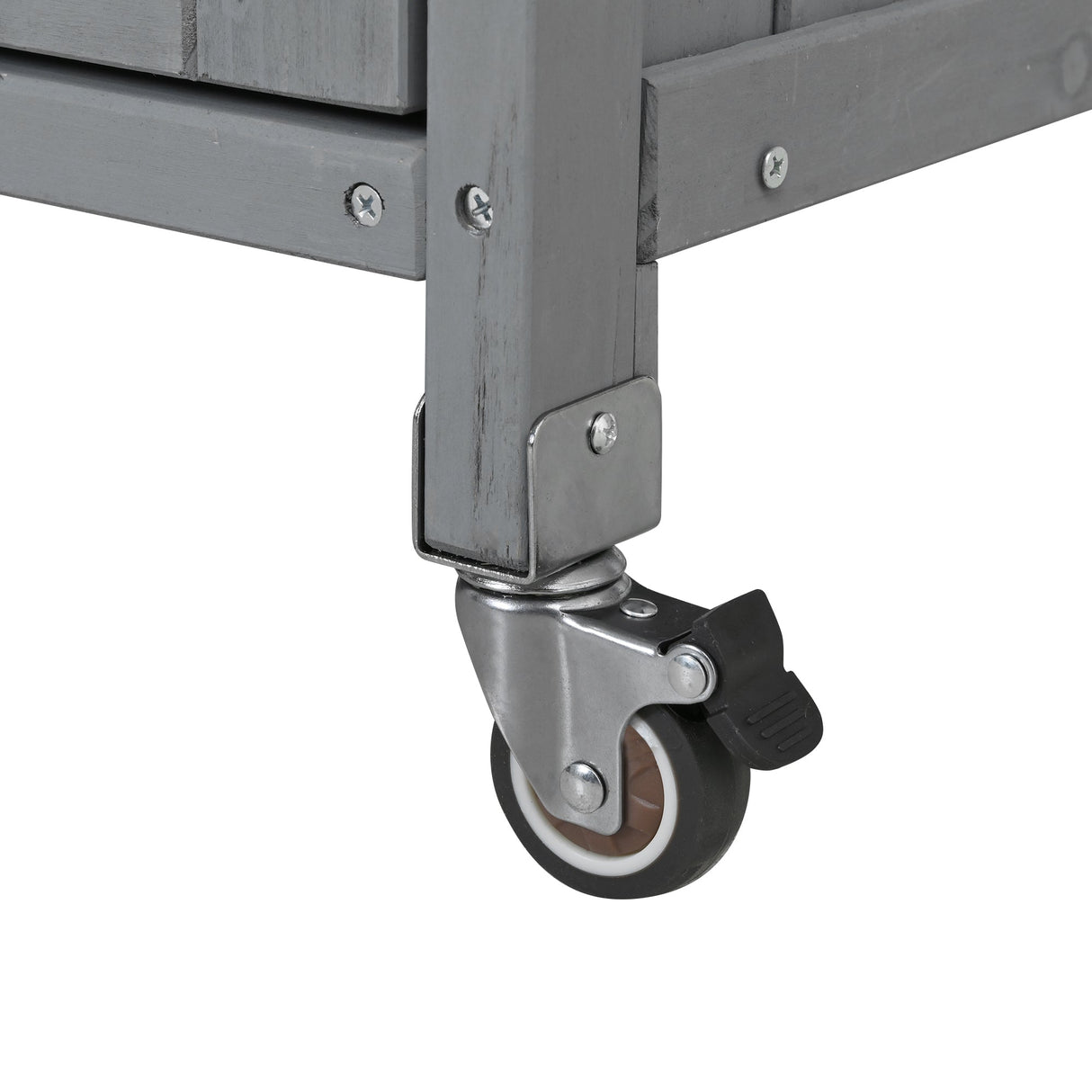 Foldable Outdoor Kitchen Island Patio Mobile Kitchen Cart