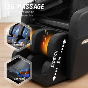 Massage Chair Recliner With Zero Gravity And Full Body Air Pressure