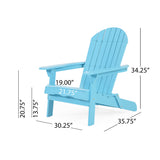 Malibu adirondack chair- teal by christopher knight home
