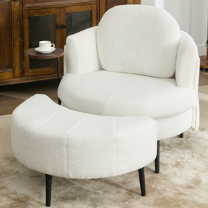 42.5' Single Sofa Chair in White