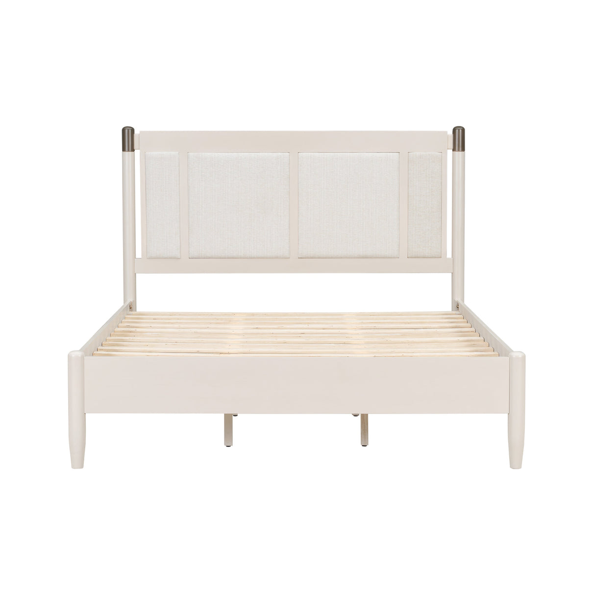 Solid Wood Queen Bed - Heavy Duty Support