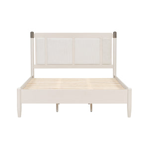 Solid Wood Queen Bed - Heavy Duty Support