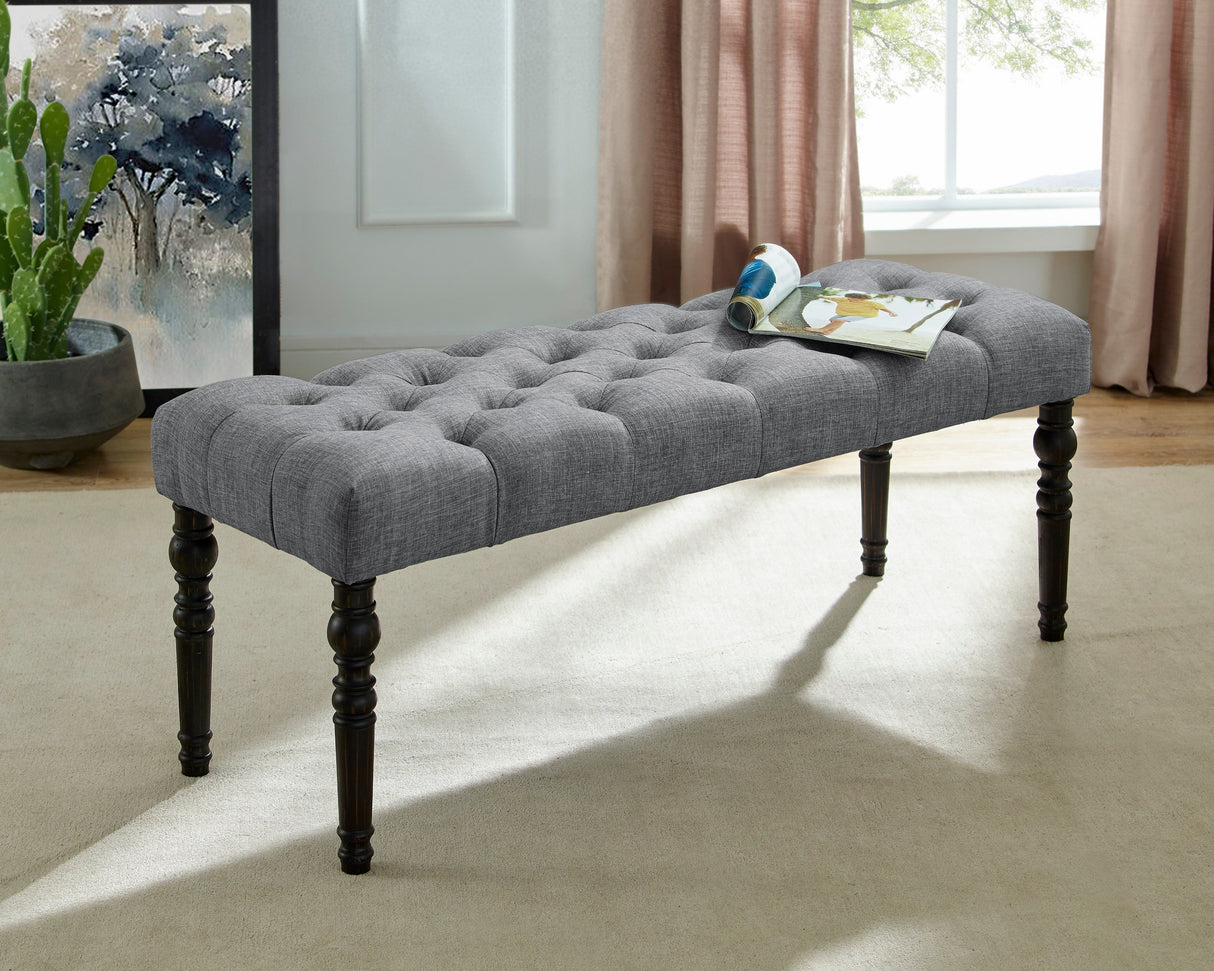 Woodland Driftwood-Finished Dining Set with Upholstered Seating