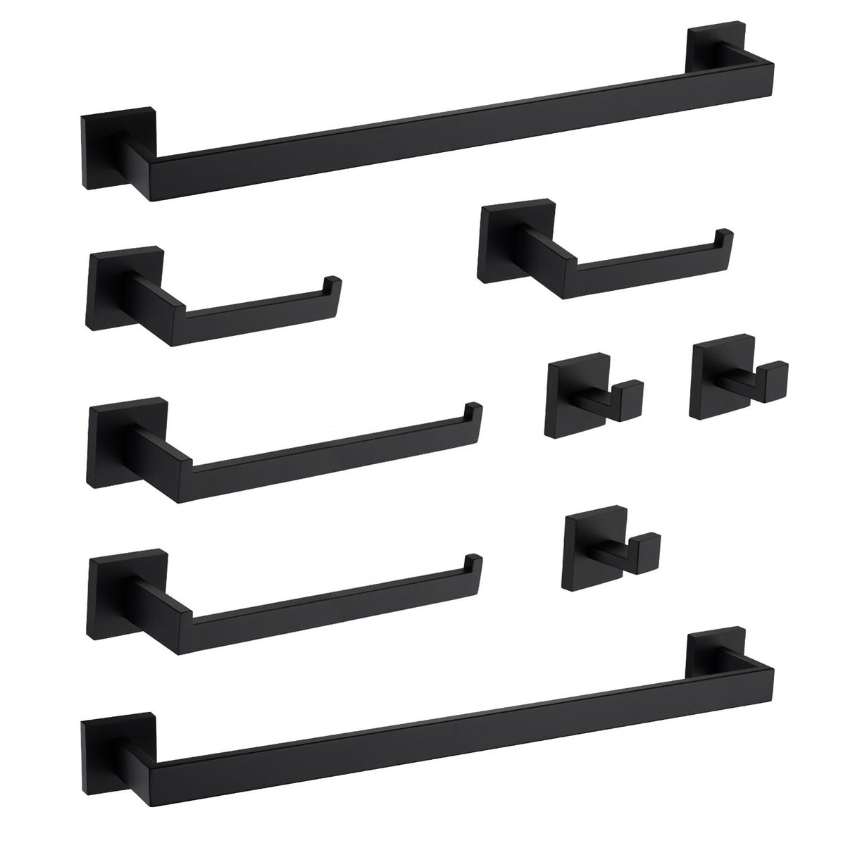 9-Piece Bathroom Hardware Set