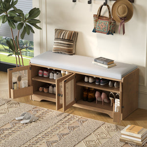 TREXM Rustic Storage Bench