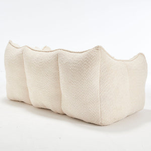 Comfortable Dual Beanbag Chair With High Resilience Foam Core For 2 People