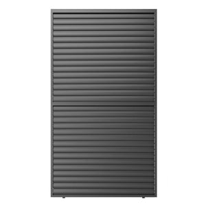 Louver Grille 1 / 3 10Ft Frame & Louvers - Black