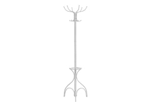 Coat Rack, Hall Tree, Free Standing, 12 Hooks, Entryway, 70"H, Umbrella Holder, Contemporary & Modern