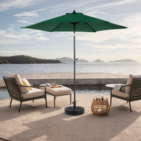 9ft patio umbrella with crank & tilt