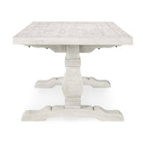 Auraeons Rectangular Dining Table with Trestle Base
