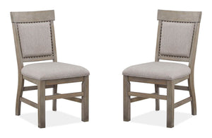 Tinley Park - Dining Side Chair With Upholstered Seat & Back (Set of 2) - Dove Tail Gray