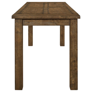 Amarillo - Rectangular Counter Height Dining Table - Rustic Brown