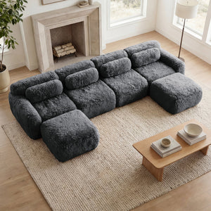 U-Shaped Boneless Sofa
