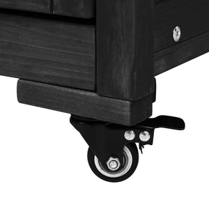 K&K 66.5' Outdoor Kitchen Island for Big Green Egg Grills