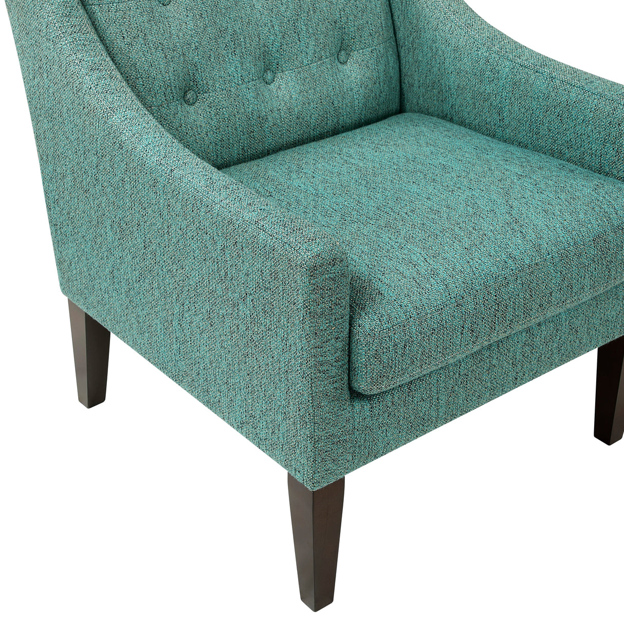Contemporary Button Tufted Accent Chair