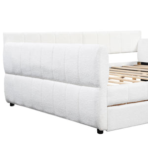 Upholstered Platform Bed With USB Charging