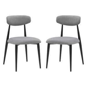 Modern Dining Chairs Set of 2 Grey