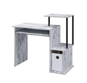 Lyphre Antique Rectangular Computer Desk with Storage