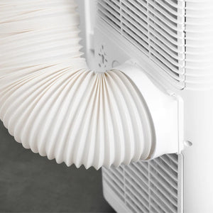 4-in-1 Versatile Mobile Air Conditioner with LED Display - Black & White