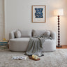 Sofa-in-a-Box, Memory Foam 2-Seater Couch