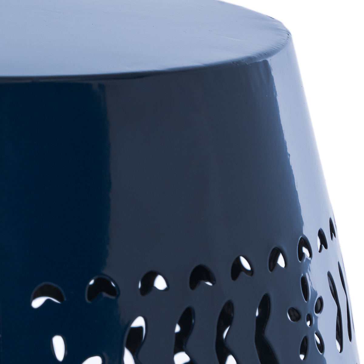Ruby Side Table Lace Cut Metal End Table for Outdoor & Indoor Use