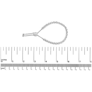 14K White Gold 6.00 Cttw Diamond 4”-10” Adjustable Bolo Tennis Bracelet (I-J Color, I1-I2 Clarity)