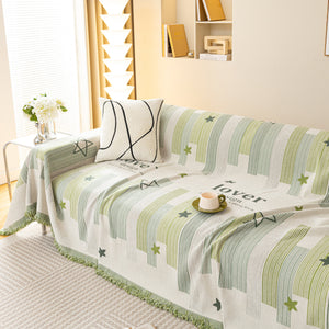 Chenille Lover Sofa Cover Blanket, Couch Protector Blanket for Couches, Large Throw Blanket for Couch