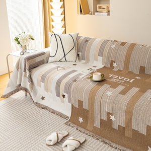 Chenille Lover Sofa Cover Blanket, Couch Protector Blanket for Couches, Large Throw Blanket for Couch