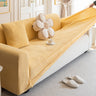 Modern Slipcovers Geometric Textured Stretchable Sofa Cover for Couch with Chaise