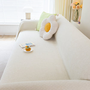 Chenille Large Throw Couch Cover Blanket with Water-Resistant for Futon, Loveseat, and L-Shaped Sofa