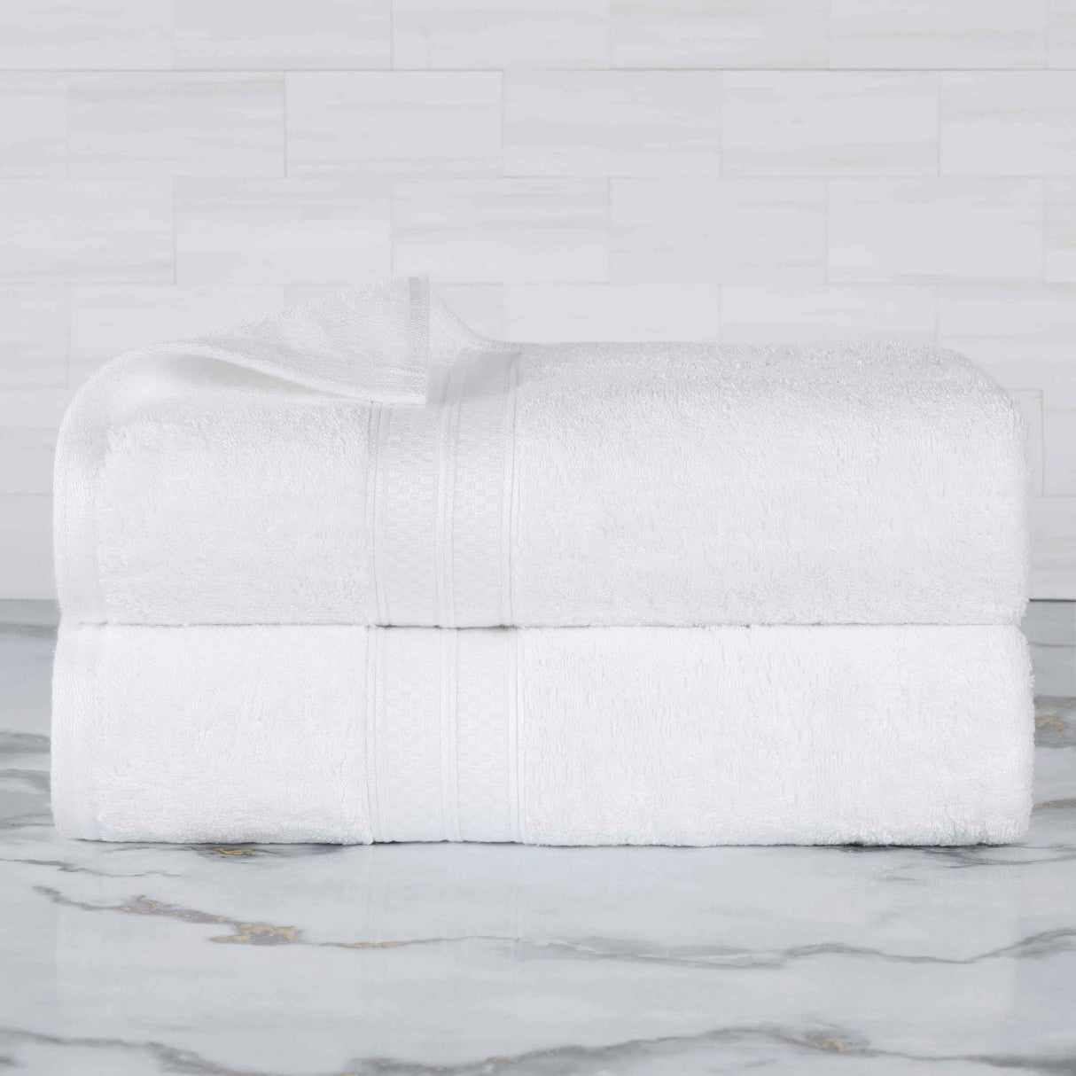 Rayon from Bamboo Cotton Blend Bath Towel Set of 2 - Bath Towel by Superior Brand