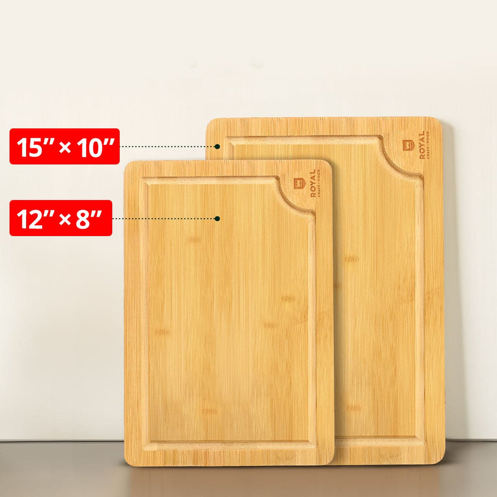 Cutting Board Set of 2, Bamboo