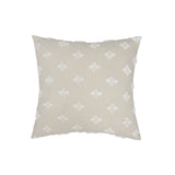 Large Square Flower Tufted Pillow Cover  Embroidered Daisy flower (With insert)