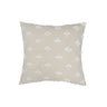 Large Square Flower Tufted Pillow Cover  Embroidered Daisy flower (With insert)